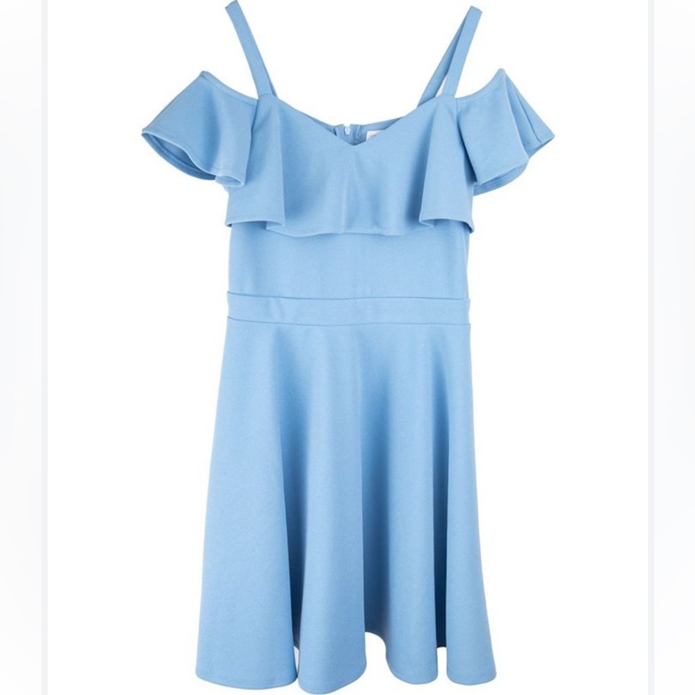 Ruffled Shoulder Dress